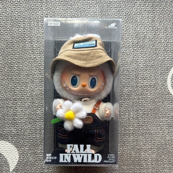 100% authentic Labubu Fall in Wild Vinyl Plush Doll Pendant